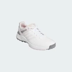 Adidas EQT Spikelss Ladies Golf Shoes - Cloud White / Almost Pink / Grey Three -Golf Promotion Store 104b508c016b46b69620adaf016341f7 f540