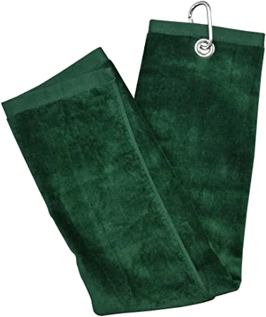 Longridge Blank Luxury 3 Fold Golf Towel -Green 1 Longridge Blank Luxury 3 Fold Golf Towel -Green