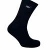 Glenmuir Dunbar Mens 2 Pair Pack Cotton Crew Golf Socks Black
