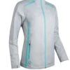 Sunderland Killy Ladies Waterproof Jacket Silver - Aqua SUNLR49 Lifetime Waterproof Guarantee