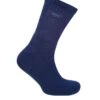 Glenmuir Dunbar Mens 2 Pair Pack Cotton Crew Golf Socks Navy