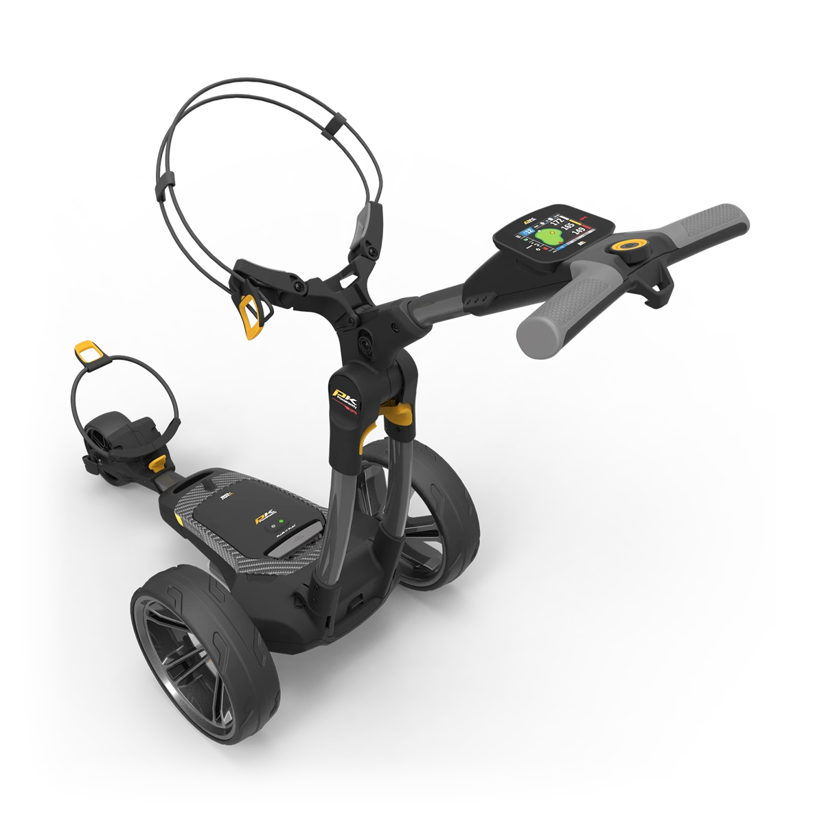 Powakaddy CT8 GPS 38 Hole Lithium Cart Gunmetal 1 Powakaddy CT8 GPS 38 Hole Lithium Cart Gunmetal