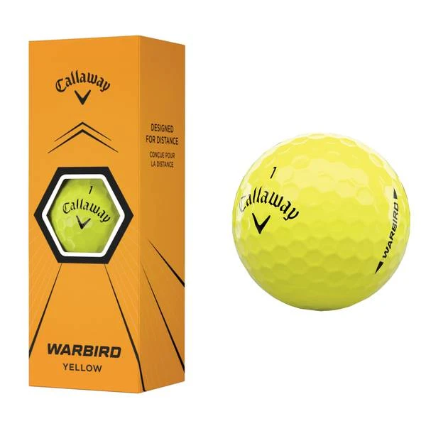 Callaway Warbird Golf Balls Yellow 2022 (2 Dozen €35) 2 Callaway Warbird Golf Balls Yellow 2022 (2 Dozen €35) - Image 2