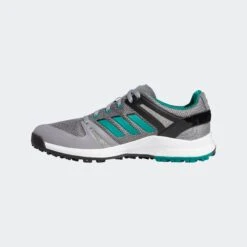 Adidas Gents EQT Spikeless Wide Fit Shoes Crew White - Grey/green/black -Golf Promotion Store FW6303 photo side medial center transparent 2000x2000 06f47ca3 5b84 4c7b 998d b022c72dfdd0