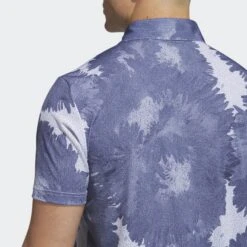 Adidas FLOWER MESH GOLF POLO SHIRT White / Collegiate Navy -Golf Promotion Store HS1131 b2b162 pdp