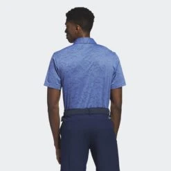 Adidas Golf Textured Jacquard Shirt Blue Fusion / Collegiate Navy -Golf Promotion Store HS7609 b2b112 pdp