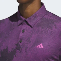 Adidas FLOWER MESH GOLF POLO SHIRT Black/Lucid Fuschia -Golf Promotion Store HS7618 b2b152 pdp