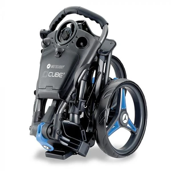 Motocaddy Cube Push Trolley Blue 2 Motocaddy Cube Push Trolley Blue - Image 2
