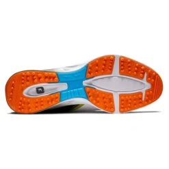 FootJoy Gents FJ Fuel Shoes White Black Orange -Golf Promotion Store P 55443FOOTJOYSHOESWHITEBLACKORANGEGENTS 1 L