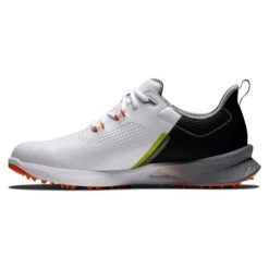 FootJoy Gents FJ Fuel Shoes White Black Orange -Golf Promotion Store P 55443FOOTJOYSHOESWHITEBLACKORANGEGENTS 2 L