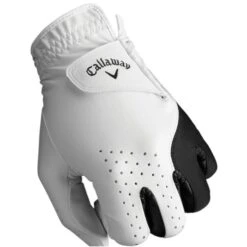 Callaway Weather Spann Ladies Golf Glove Left Hand White -Golf Promotion Store P CA9H0201CALLAWAYLADIESGLOVELH2019 2 L