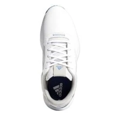 Adidas Gents S2G Laced Shoes White - Crew Blue -Golf Promotion Store P FW6328ADIDASSHOESWHITEBLUEGENTS 3 L