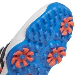 Adidas Gents Tour360 22 Shoes White - Black - Blue -Golf Promotion Store P GV7244ADIGENTSTOUR36022SHOESWHITEBLKBLUE 3 L