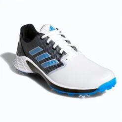 Adidas Gents ZG21 Shoes White - Blue -Golf Promotion Store P GW0215ADIDASSHOESWHITEBLUEGENTS 4 L