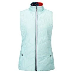 Ping Ladies Cece Padded Reversible Vest Navy Multi - Aquatic -Golf Promotion Store P P93576PINGVESTNAVYMULTIAQUATICLADIES 2 L