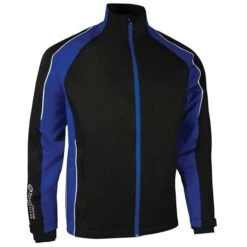 Sunderland Gents Vancouver Waterproof Pro Jacket Black Electric - Blue White Lifetime Waterproof Guarantee