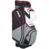 Ping Pioneer 191 Cart Bag Silver/White/Scarlet