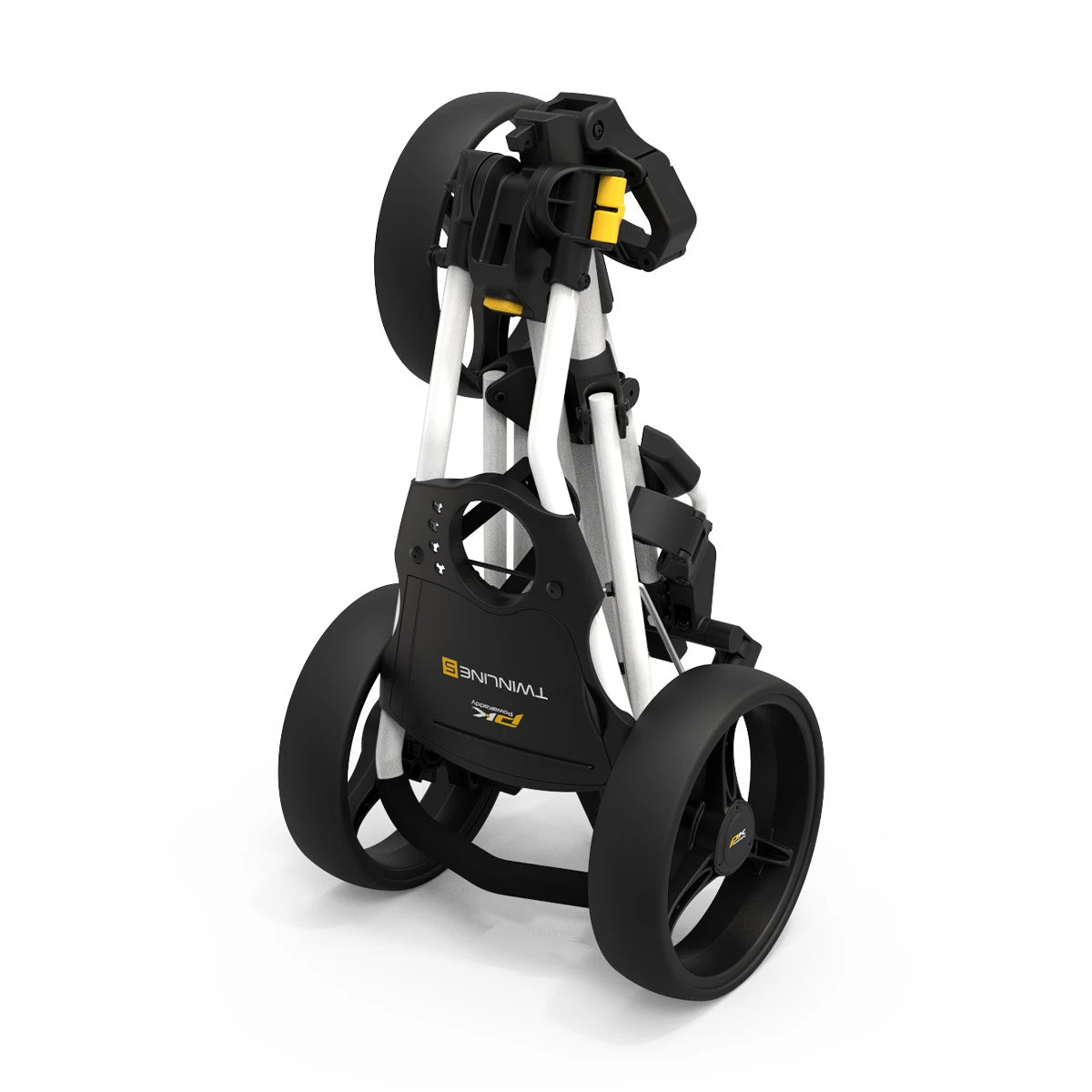 PowaKaddy 2022 Twinline 5 Push Cart Polar White - Image 4
