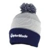 TaylorMade Bobble Beanie Grey /Navy/ White