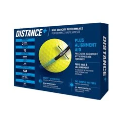 TaylorMade Distance + Golf Balls Dozen Yellow -Golf Promotion Store TA21D0101002 2 L