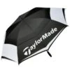 TaylorMade64" Double Canopy Umbrella Black - White