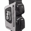 Ping Pioneer Monsoon 201 Cart Bag- Light Grey - Black-White