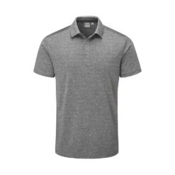 Ping Gents Lindum Polo Shirt Charcoal Marl